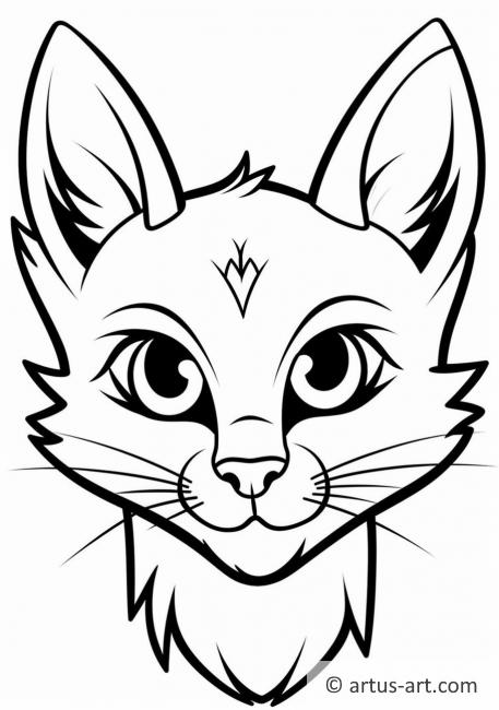 Pagina de colorat cu Lynx